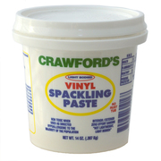 Crawfords Spackling Paste, 14 oz, Tub 31916